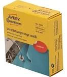 Avery Zweckform Lochverst&auml;rkungsring, wei&szlig;, im Spender, selbstklebend, permanent,