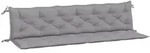 vidaXL Gartenbank-Auflagen 2 Stk. Grau 200x50x7 cm Oxford-Gewebe