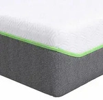 vidaXL Matratze Wei&szlig; und Grau 90 x 200 cm Taschenfeder
