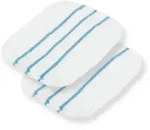 MAXXMEE Bodentuch f&uuml;r Dampfbesen Vibration - 2er-Set - wei&szlig;