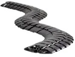 Bachmann Kabelschlange PRO, Kabelf&uuml;hrungssystem, schwarz RAL9005, 1,0m