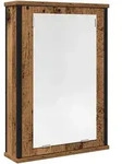 vidaXL Bad-Spiegelschrank Altholz-Optik 42x12x60 cm Holzwerkstoff