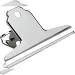 Alco Briefklemmer Metall fabig lackiert 100mm vernickelt 10 St&uuml;ck