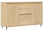 vidaXL Sideboard Sonoma-Eiche 101,5x35x70 cm Holzwerkstoff