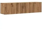 vidaXL TV-Wandschrank Artisan-Eiche 120x30x30 cm Holzwerkstoff