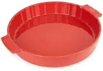 PEUGEOT Keramik Quicheform APPOLIA 28cm Rot Tortenform Sp&uuml;lmaschinenfest
