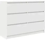 vidaXL Sideboard Wei&szlig; 100x35x76 cm Holzwerkstoff