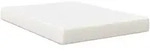 vidaXL Bettmatratze mit Matratze Creme 140 x 200 cm Stoff