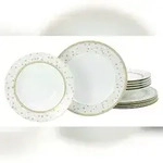CreaTable Emilia Creme weiss Tafelservice 12-tlg Porzellan