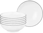 Seltmann Weiden Lido Black Line Dessertschale rund &oslash; 15 cm 6er Set