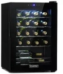 Klarstein Shiraz 20 Uno Weink&uuml;hlschrank 53l 20Fl Touch-Bedienfeld 5-18&deg;C Schwarz