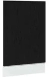 vidaXL Geschirrsp&uuml;lerblende Lyon Schwarz Eichen-Optik 45x1,5x67 cm