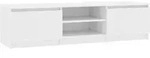 vidaXL TV-Schrank Wei&szlig; 140&times;40&times;35,5 cm Holzwerkstoff