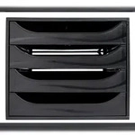 Exacompta 228014D ECOBOX Schubladenbox mit 4 Schubladen - Schwarz