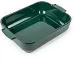 PEUGEOT Keramik Auflaufform APPOLIA 32cm Rechteckig Waldgr&uuml;n Sp&uuml;lmaschinenfest