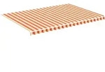 vidaXL Markisenbespannung Gelb und Orange 5x3,5 m