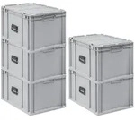 PROREGAL Eurobox 5x NextGen Portable | HxBxT 33,5x40x60cm | 65 Liter |...