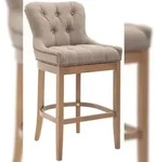 CLP Barhocker Lakewood Stoff, Antik-hell taupe