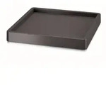 Prosperplast - Mobiler Untertassenwagen mit R&auml;dern, quadratisch, 29,2 x 29,2 x...