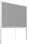 TecTake GmbH tectake Aluminium Insektenschutzrollo 130x160cm Fliegengitter...