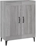 vidaXL Sideboard Grau Sonoma 69,5x34x90 cm Holzwerkstoff