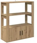 vidaXL Sideboard Artisan-Eiche 30 x 80 x 90 cm Holzwerkstoff