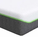 vidaXL Matratze Wei&szlig; und Grau 140 x 190 cm Taschenfeder