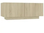 vidaXL Nachttisch Sonoma-Eiche 100x35x40 cm Holzwerkstoff