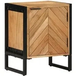 vidaXL Nachttisch Braun 40 x 30 x 50 cm Massivholz Akazie