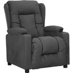 vidaXL Relaxsessel Dunkelgrau Stoff