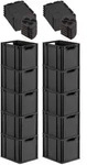 PROREGAL SuperSparSet 10x Eurobox NextGen Grip mit Scharnierdeckel & schwarzen