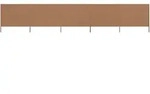 vidaXL 5-teiliges Windschutzgewebe 600 x 120 cm Taupe