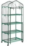 Outsunny-Foliengew&auml;chshaus-69L x 50B x 165H cm-Transparent