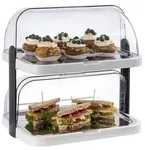 APS 9200 Buffetvitrine -DOPPELDECKER- 44 x 32 cm, H: 44 cm
