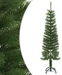 vidaXL K&uuml;nstlicher Weihnachtsbaum mit St&auml;nder Schlank 150 cm PE