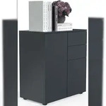 VCM Kommode & Sideboard Dalosa Anthrazit H. 77 x B. 70 x T. 39cm