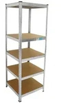 Baumarktplus Schwerlastregal 180x60x60cm 875 kg 5 B&ouml;den Regal Steckregal Lagerregal