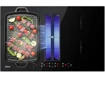 CIARRA ONE CBBEH834BBF Kochfeld mit Dunstabzug 83 cm Induktionskochfeld mit