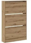 vidaXL Schuhschrank Artisan-Eiche 80 x 21 x 125,5 cm Holzwerkstoff