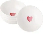 Villeroy & Boch With Love M&uuml;slischale &oslash; 16,9 cm Sending Love 4er Set