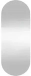 vidaXL Wandspiegel 20x50 cm Glas Oval