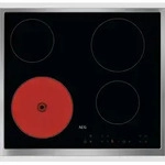 AEG Autarkes Kochfeld / Strahlenbeheizt 300 Radiant Hob / 60 cm / Edelstahlrahmen