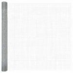 vidaXL Geschwei&szlig;ter Drahtzaun Silber 1,5 x 10 m Stahl