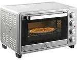 HOMCOM - Minibackofen - 52,2L x 38,1B x 33,5H cm - silber