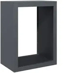 vidaXL Brennholzregal Anthrazit 60x40x80 cm Stahl
