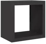 vidaXL Brennholzregal Schwarz 60x40x60 cm Stahl