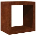 vidaXL Brennholzregal 60x40x60 cm Wetterfester Stahl