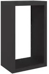 vidaXL Brennholzregal Schwarz 60x40x100 cm Stahl