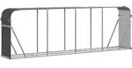 vidaXL Kaminholzunterstand Anthrazit 300x45x100 cm Verzinkter Stahl