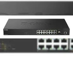 D-Link Switch DMS-1250-18P/E 16&times; 2.5G PoE+ L2+ Smart Schwarz (DMS-1250-18P/E)